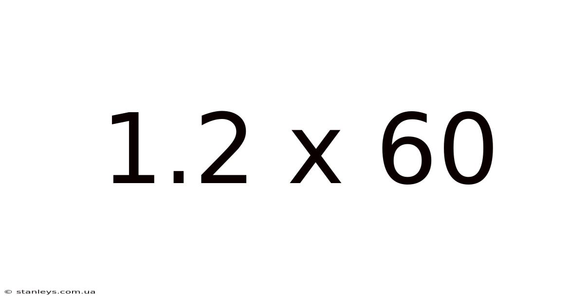 1.2 X 60