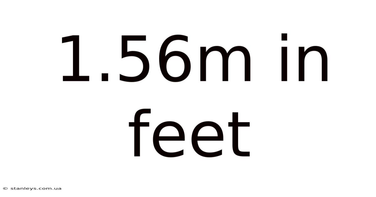 1.56m In Feet