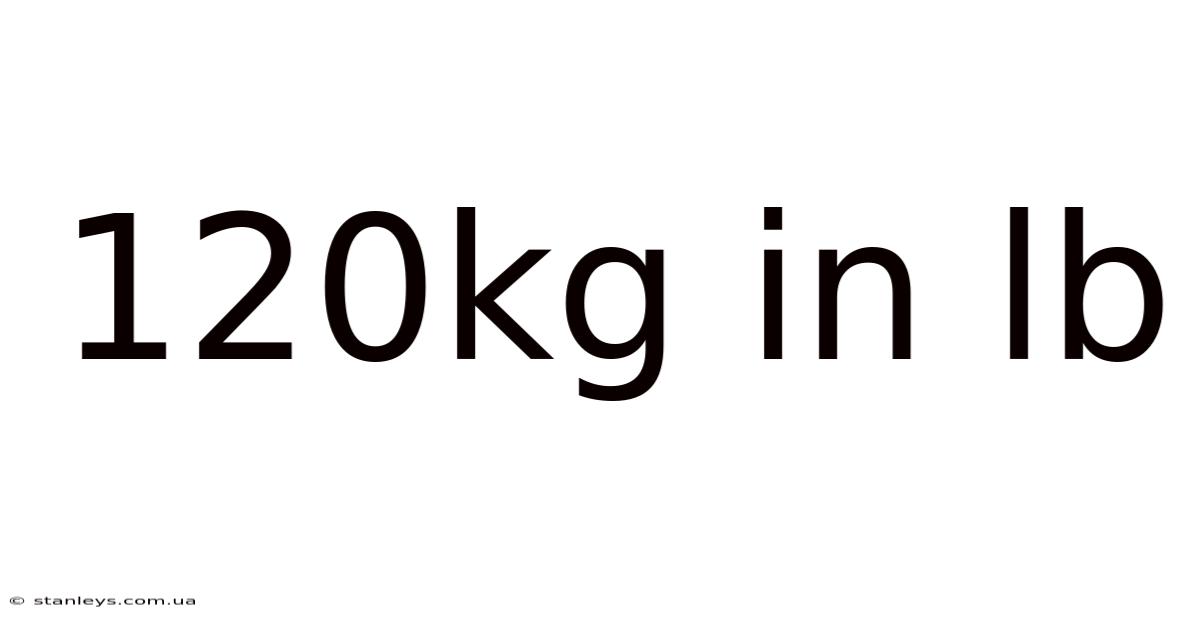 120kg In Lb
