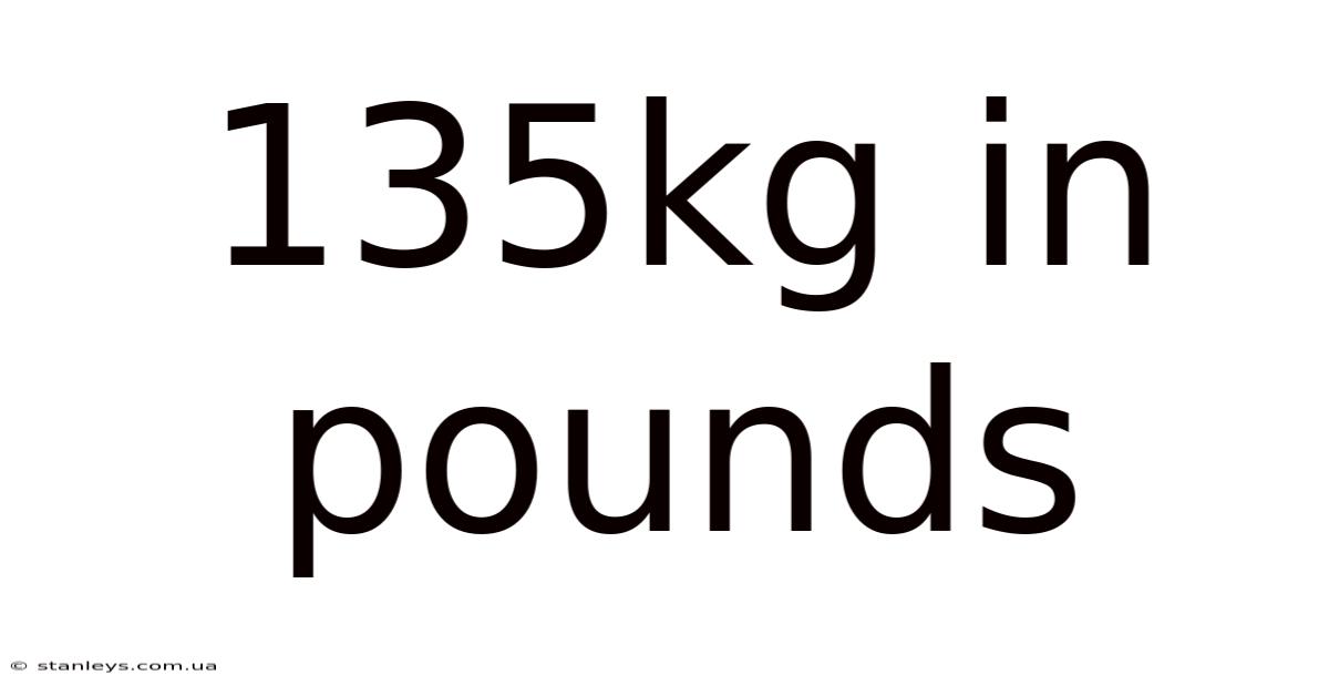 135kg In Pounds
