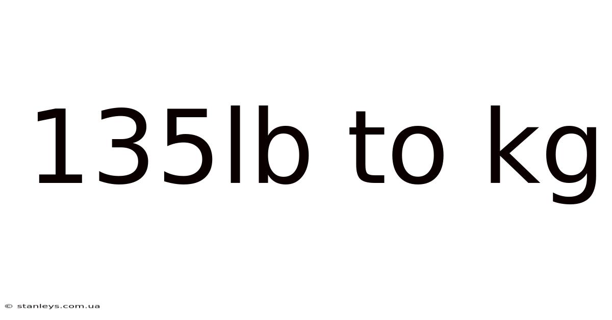 135lb To Kg