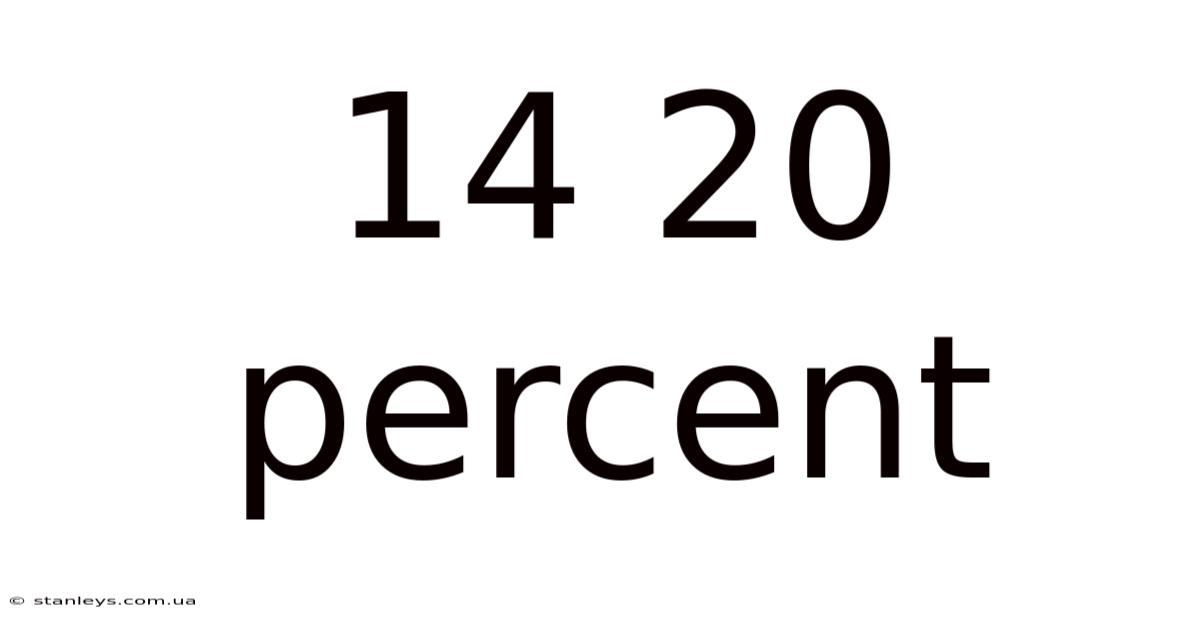 14 20 Percent