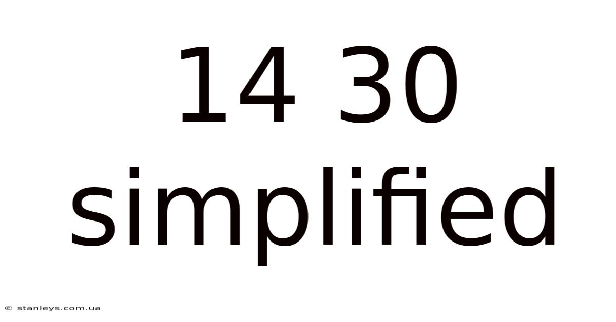 14 30 Simplified