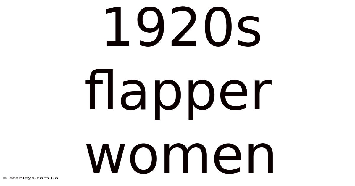 1920s Flapper Women