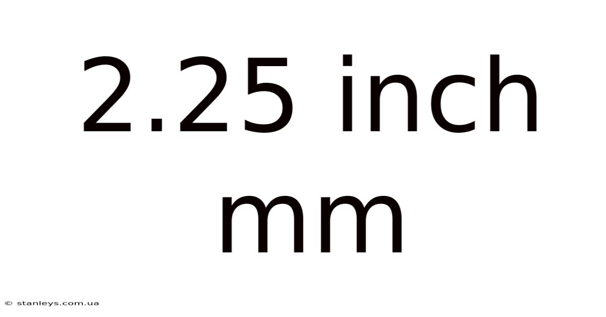 2.25 Inch Mm