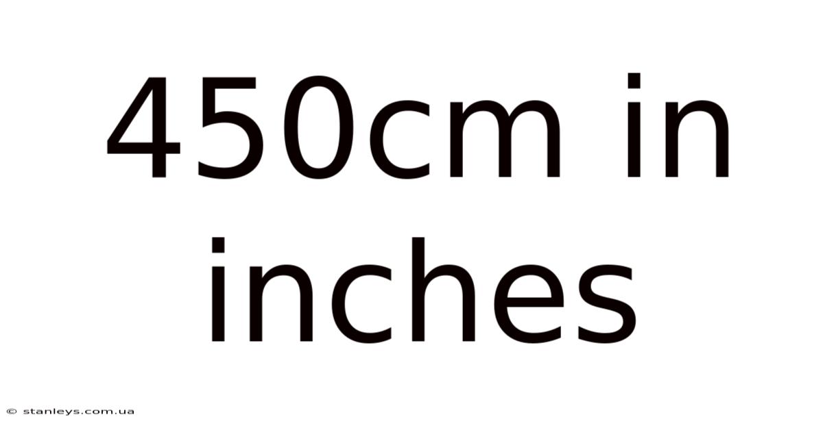 450cm In Inches