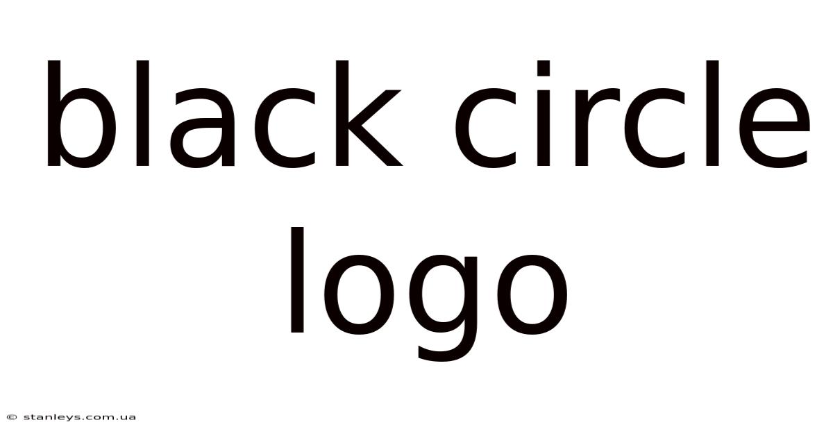 Black Circle Logo