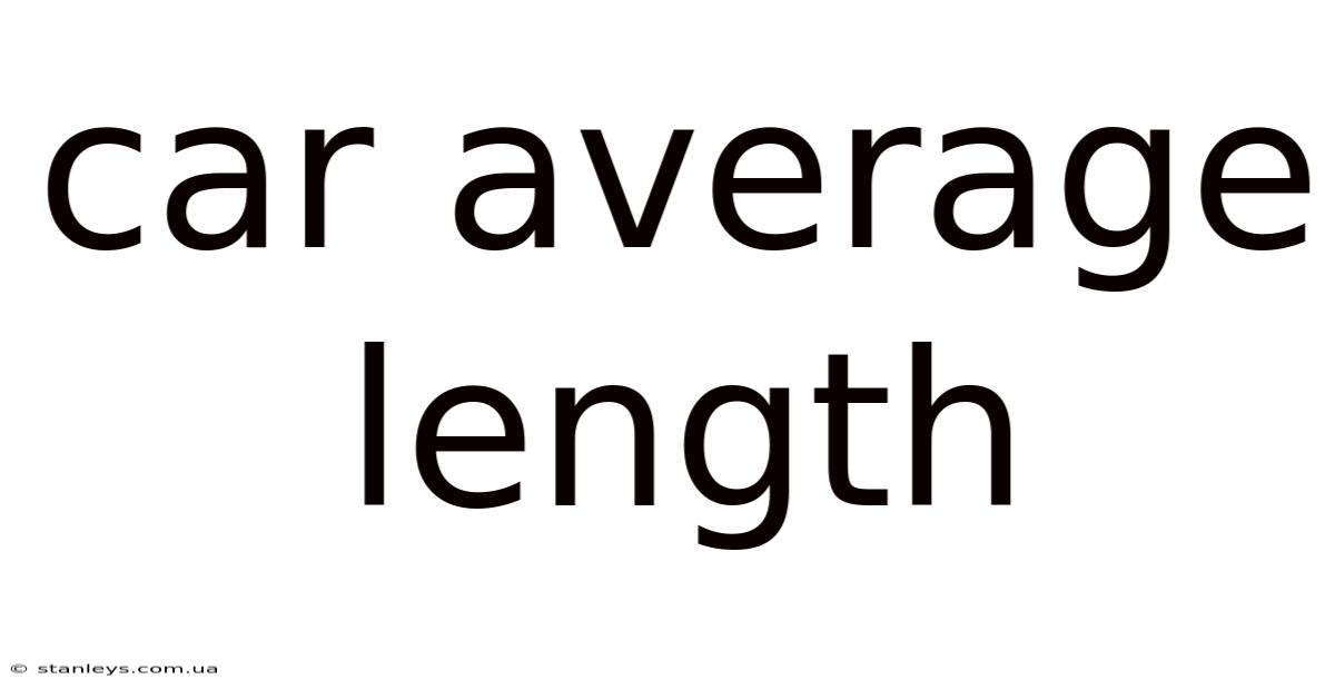 Car Average Length