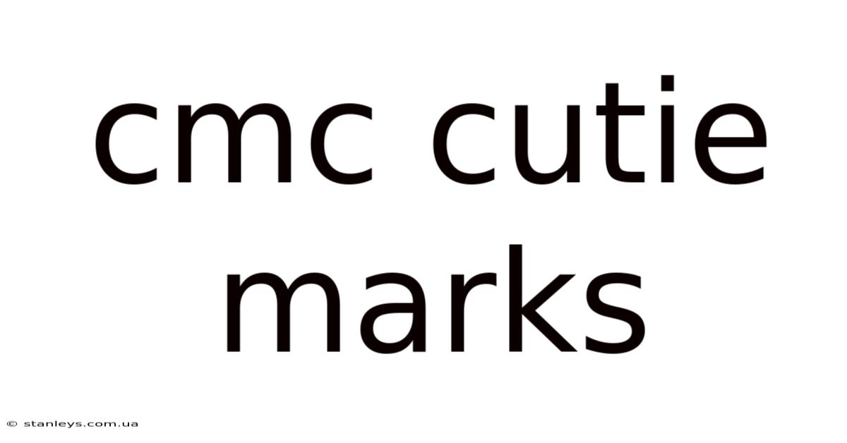 Cmc Cutie Marks