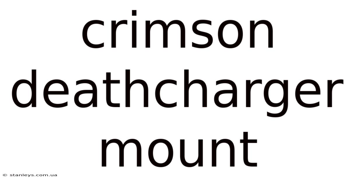 Crimson Deathcharger Mount