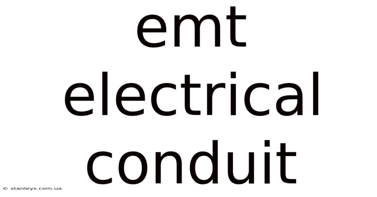 Emt Electrical Conduit