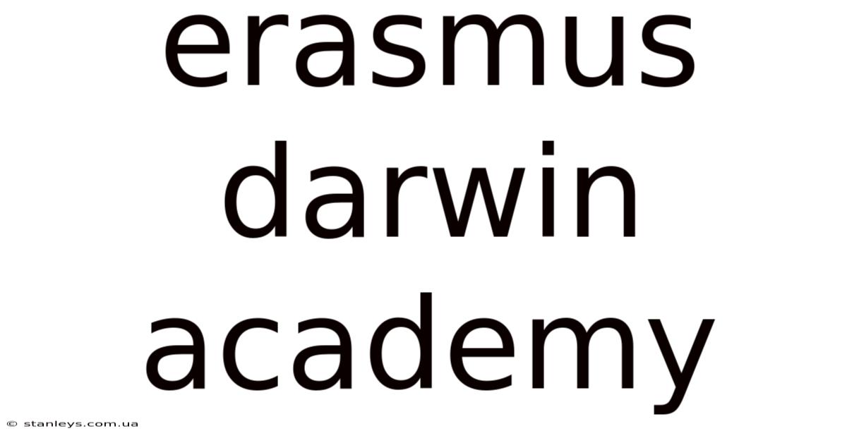 Erasmus Darwin Academy