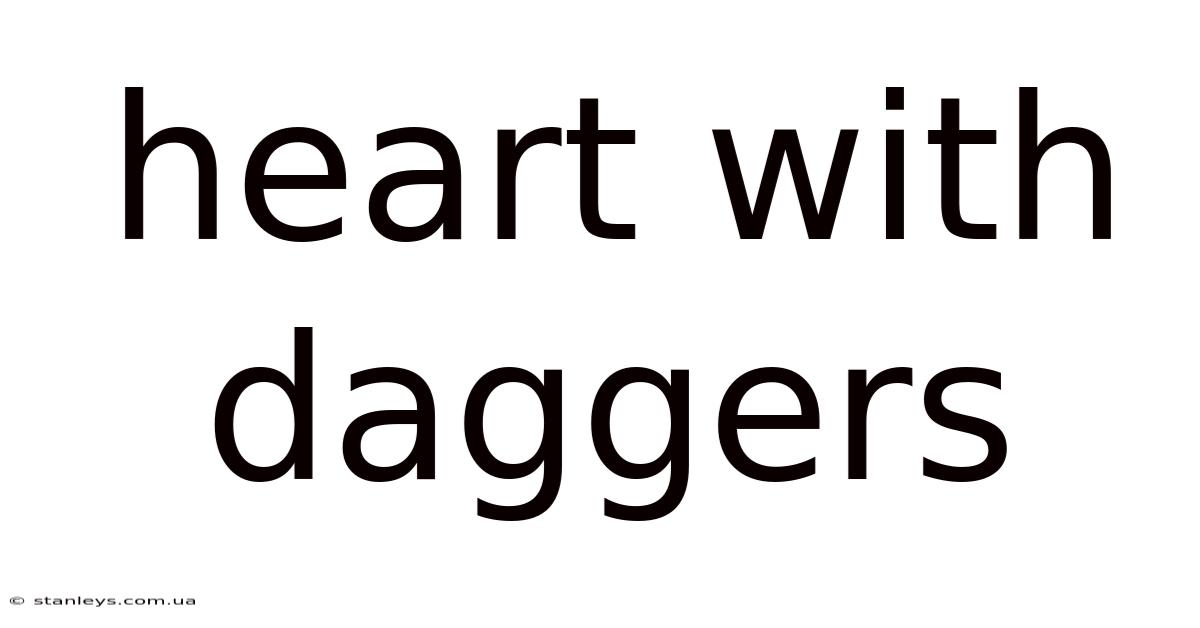 Heart With Daggers