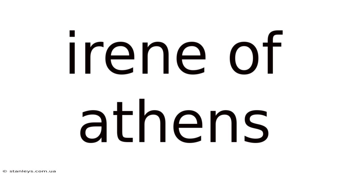 Irene Of Athens