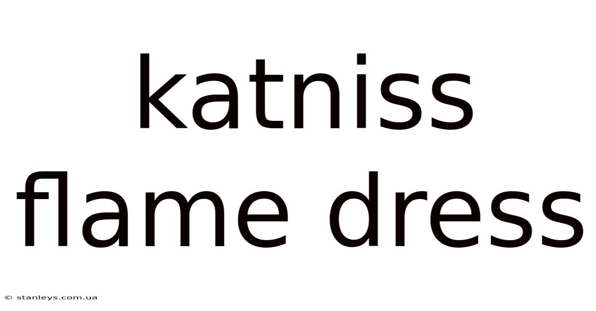 Katniss Flame Dress