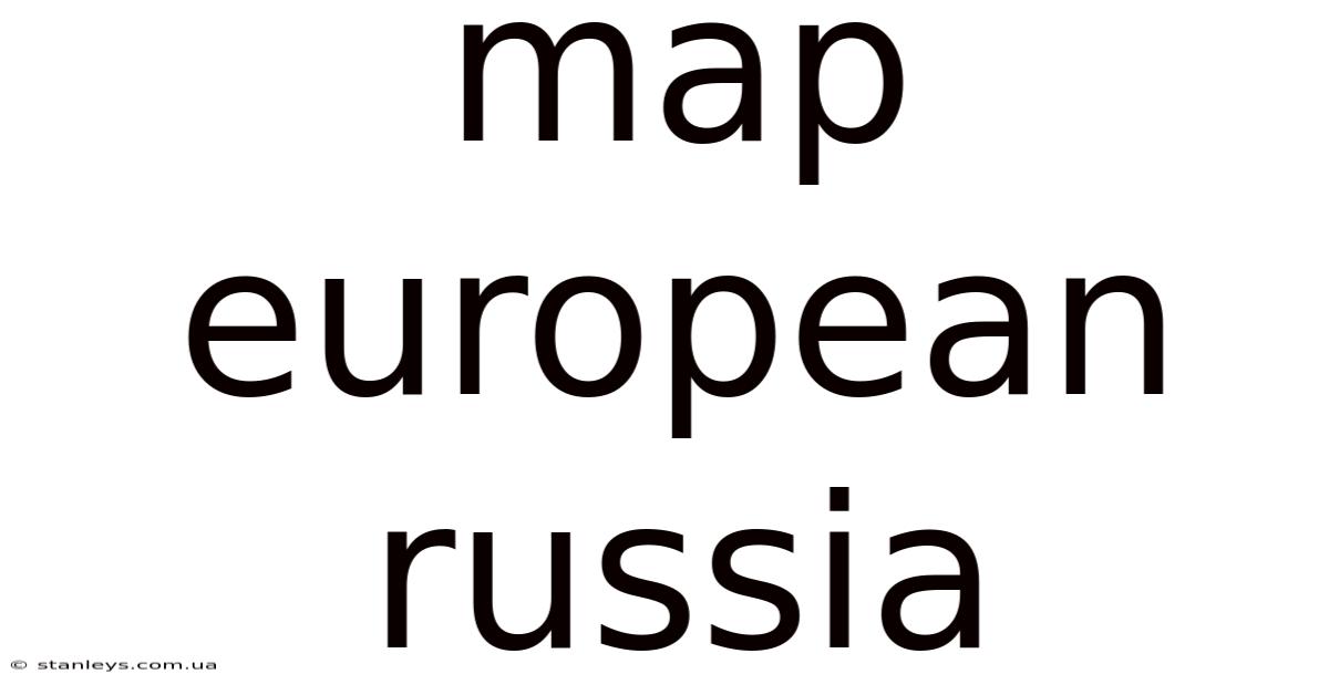 Map European Russia