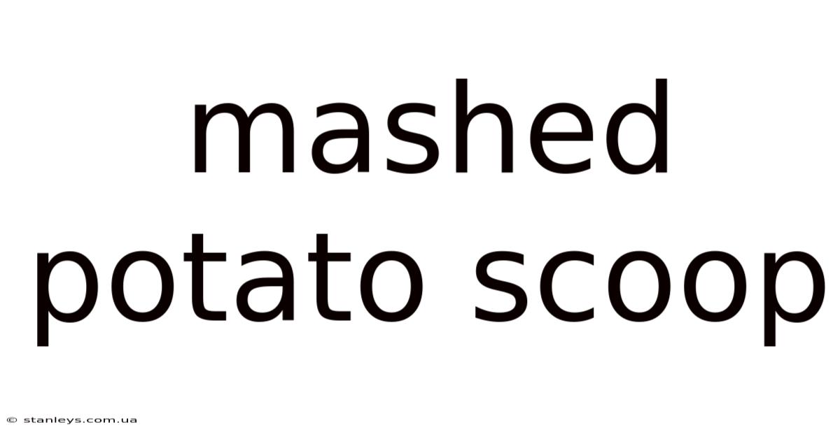 Mashed Potato Scoop