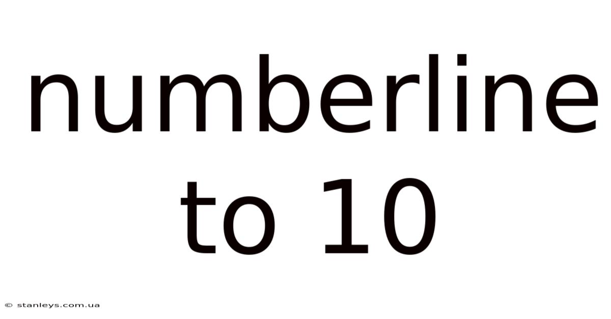 Numberline To 10