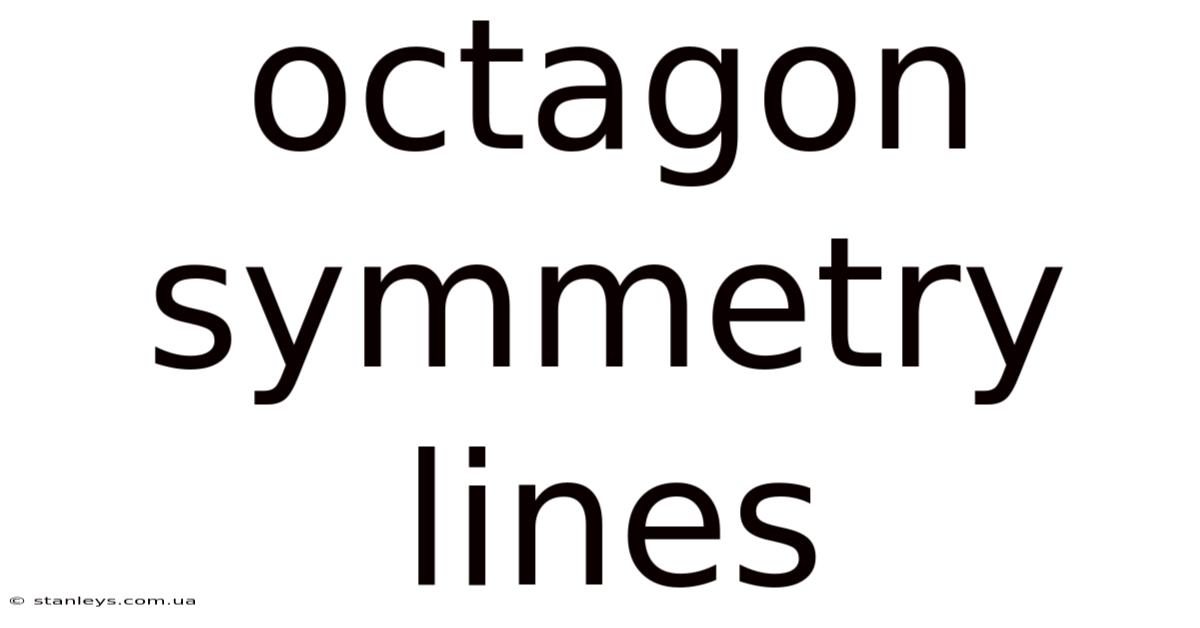 Octagon Symmetry Lines