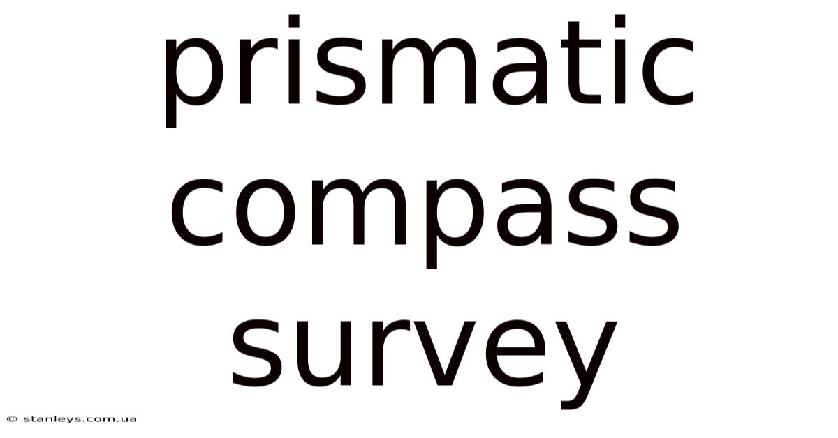 Prismatic Compass Survey