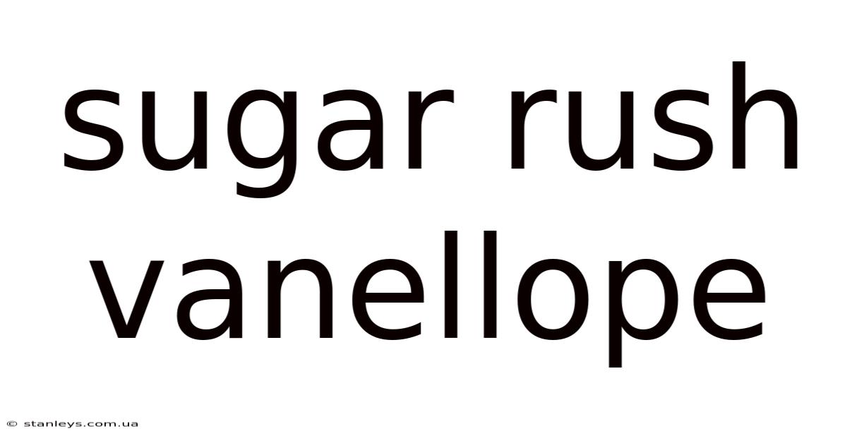 Sugar Rush Vanellope
