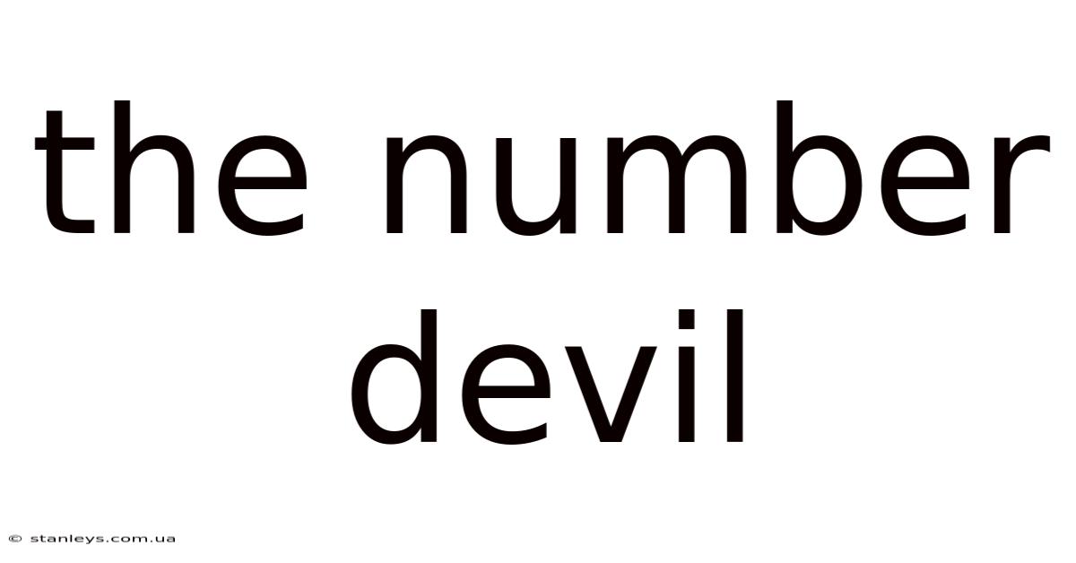 The Number Devil