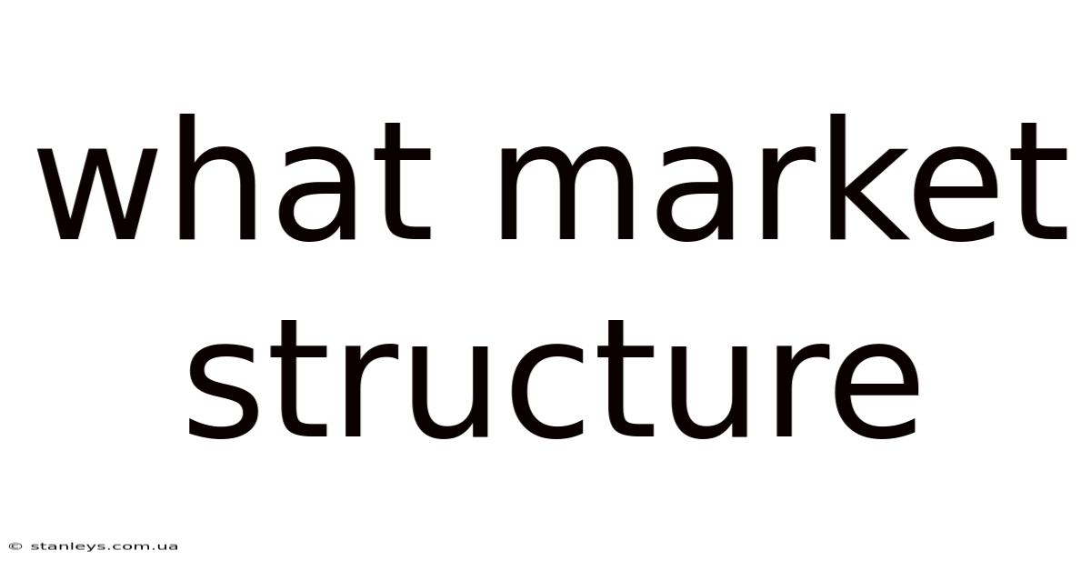 What Market Structure