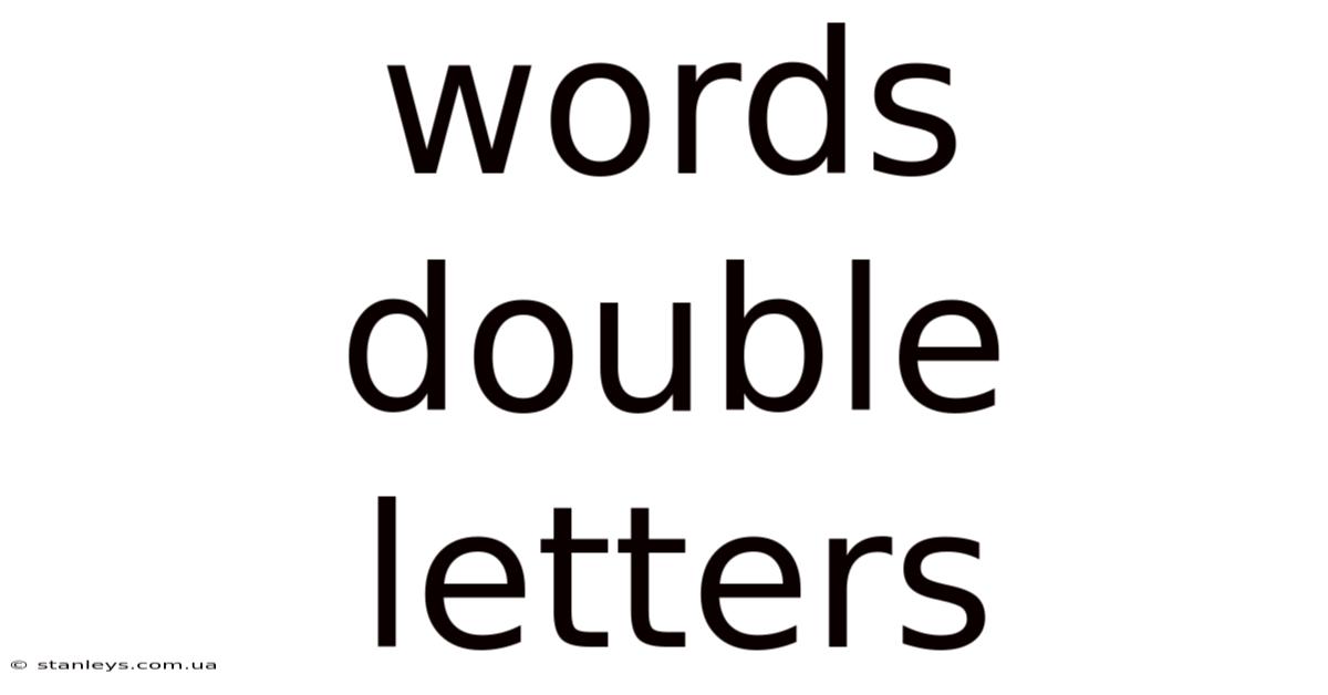 Words Double Letters